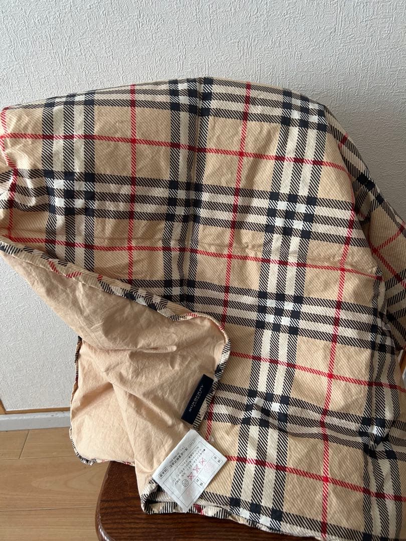 BURBERRY バーバリー　羽毛膝掛け　西川産業　日本製