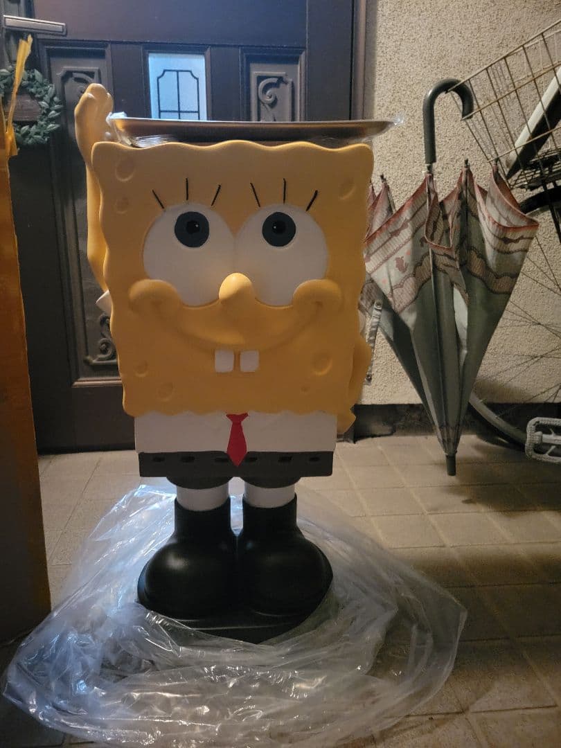新品 即日発送!! スポンジボブ 大型 フィギュア テーブル ディスプレイ 置物