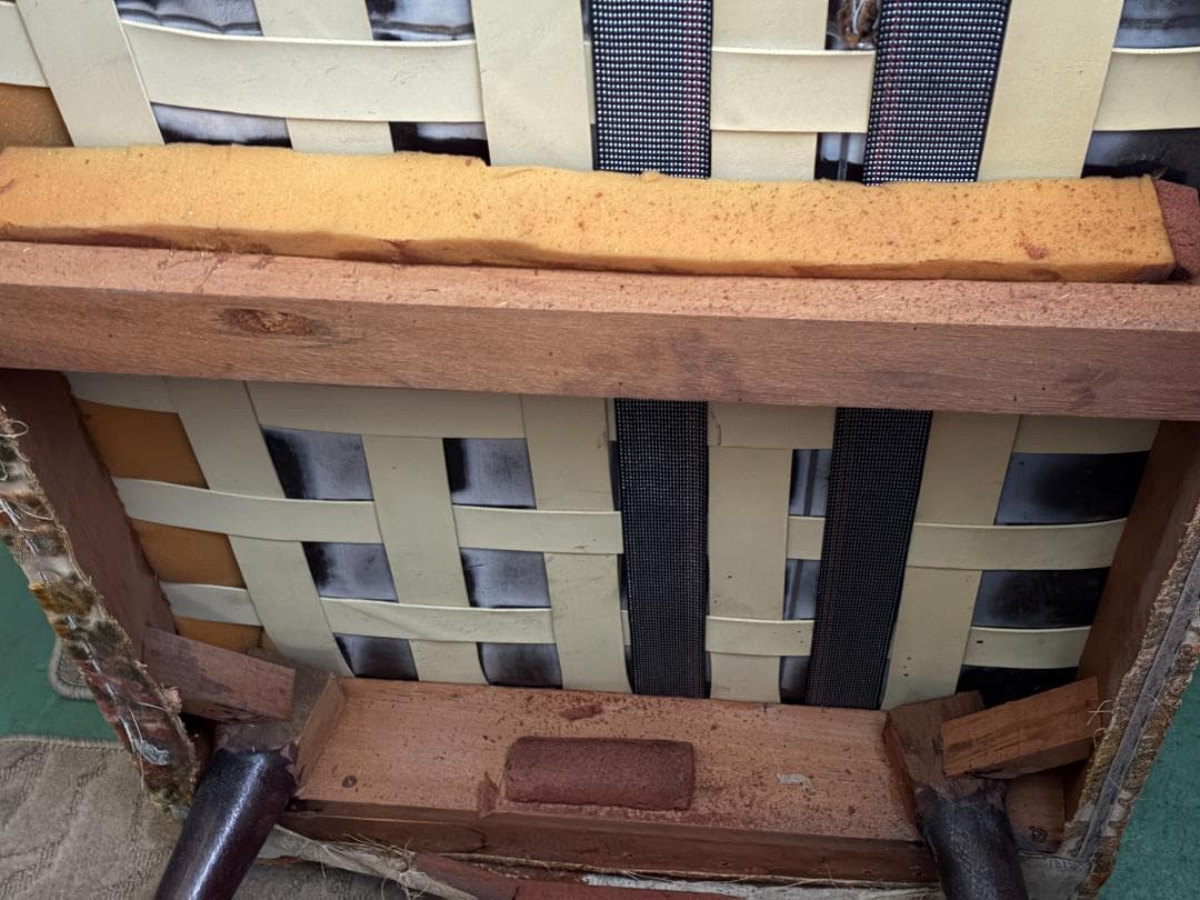 金華山織　３Pソファ　ヴィンテージ　レトロ　ヨーロピアン　クラシック　In