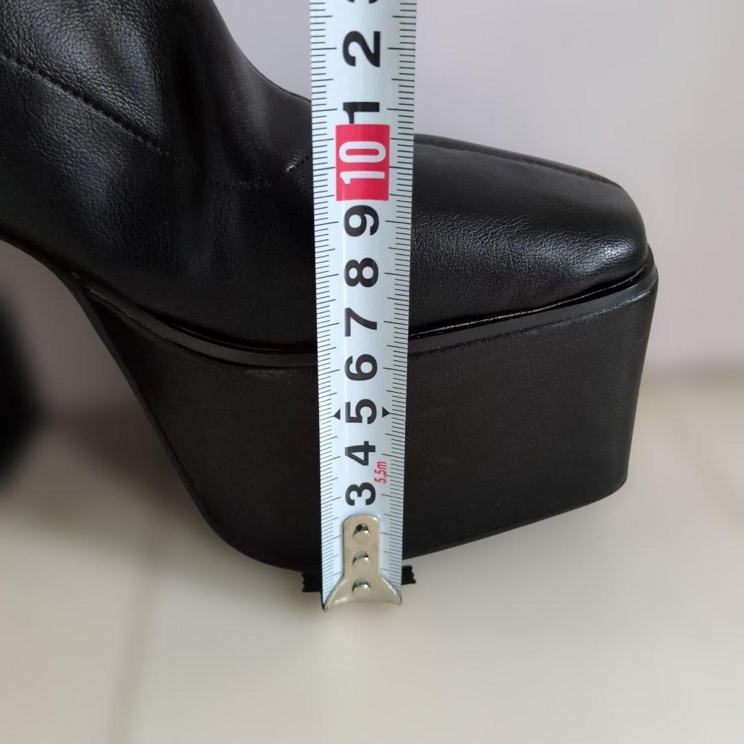 【専用】GYDA ブラックロングブーツ 厚底 美品