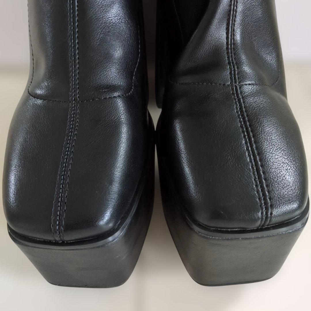 【専用】GYDA ブラックロングブーツ 厚底 美品