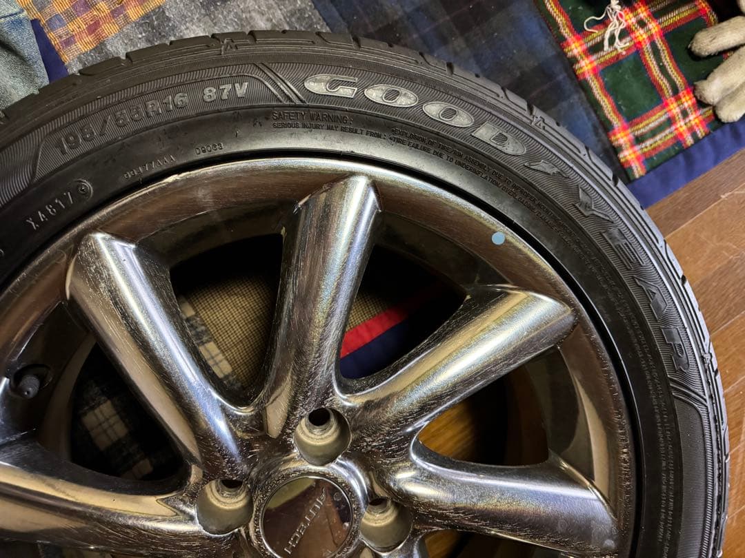 AUTECH アルミホイール　Z12 キューブ　ライダー純正　RAYS製　4本