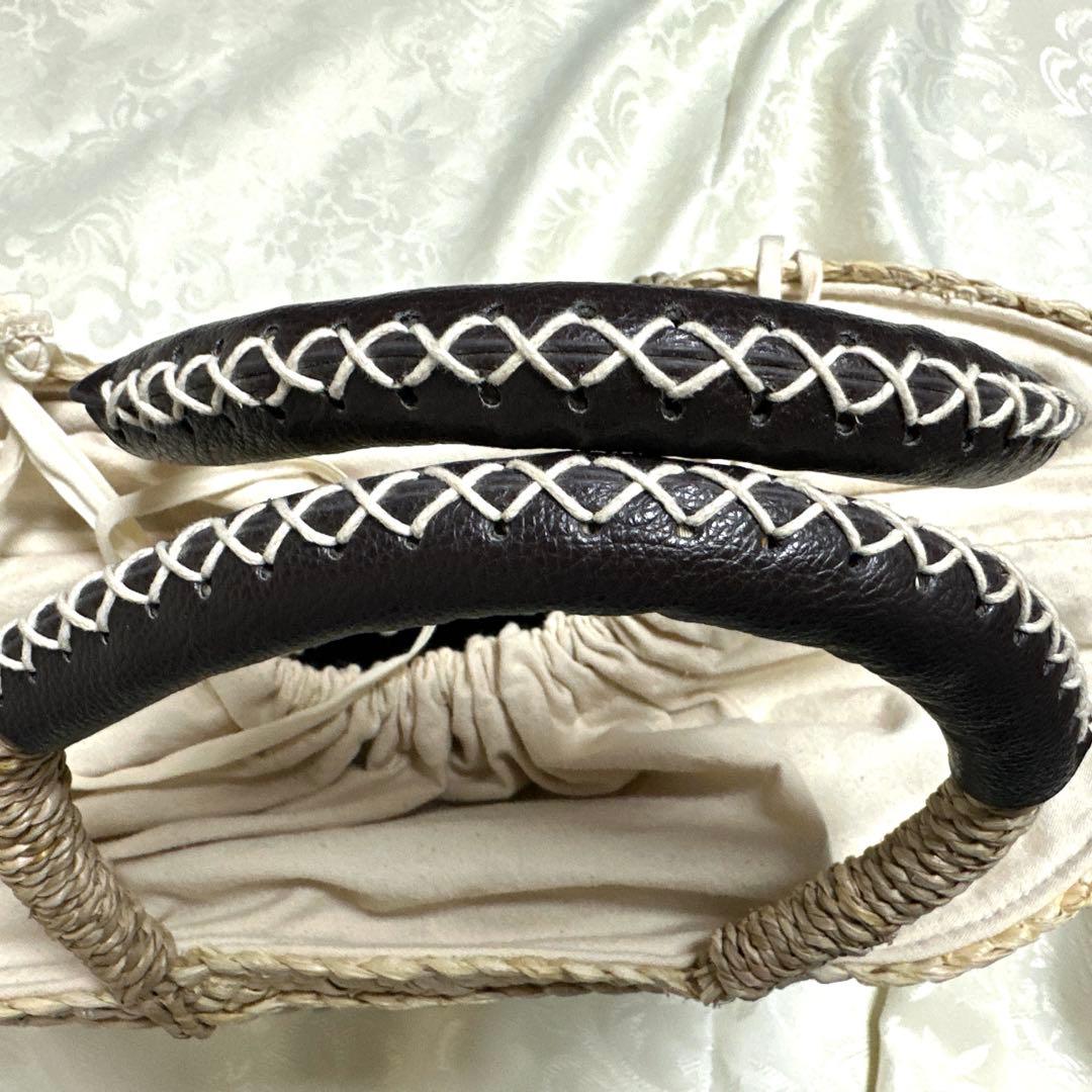 DEAN&DELUCA×BEAMS COUTURE保冷バッグ付きカゴバッグ 大