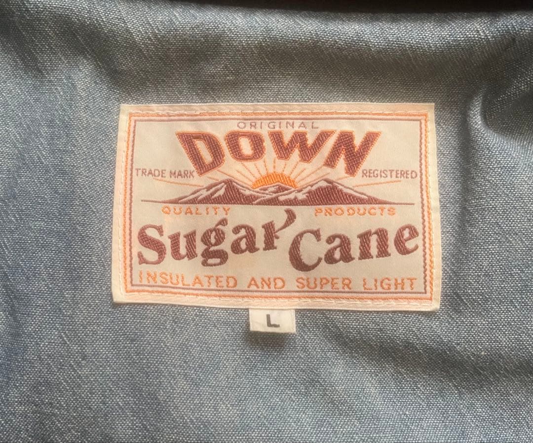 【jgdtdpaam】 シュガーケーン ウォバッシュ ダウンジャケット L