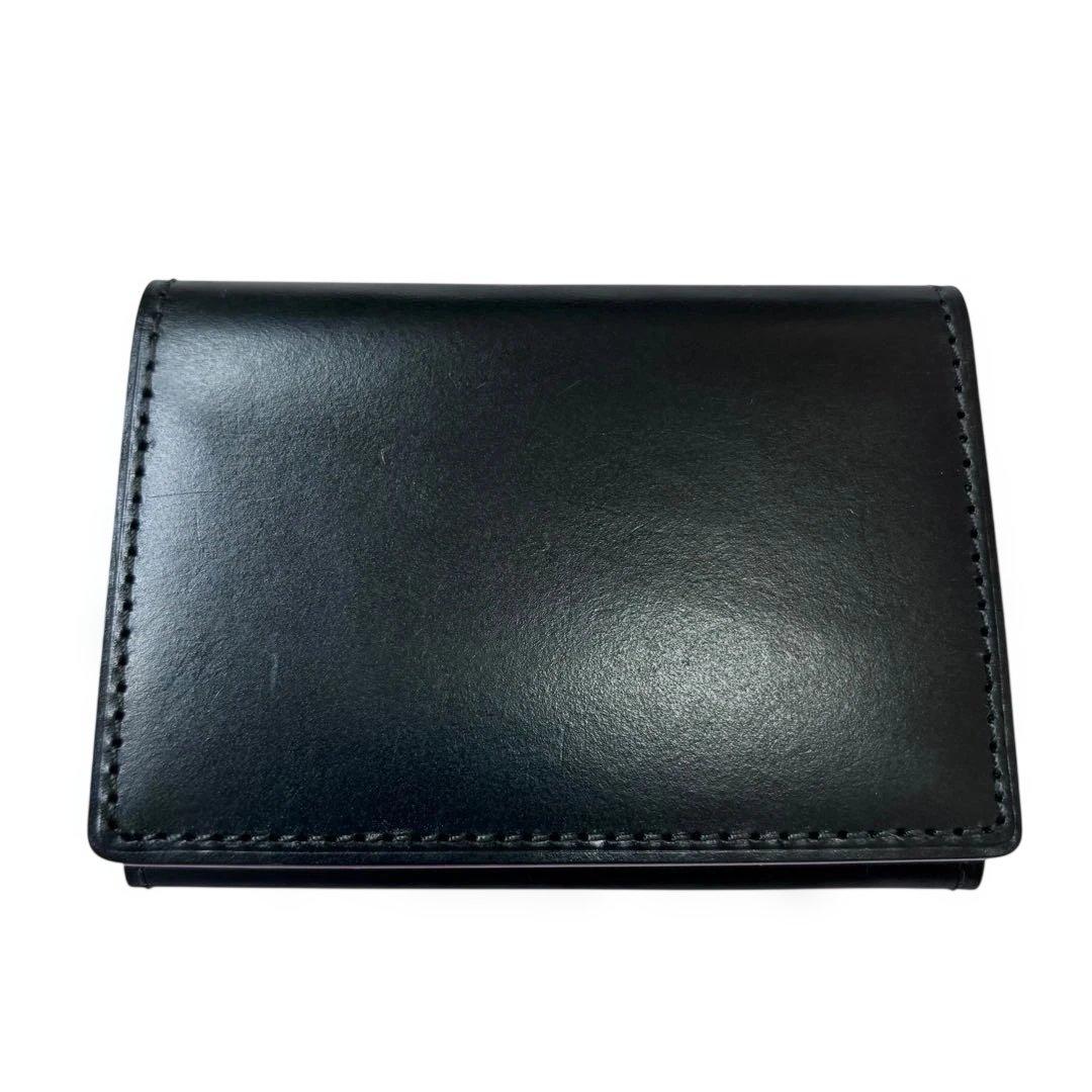 【美品/約4万】 GANZO ガンゾ AVON 名刺入れ ブライドルレザー 濃緑