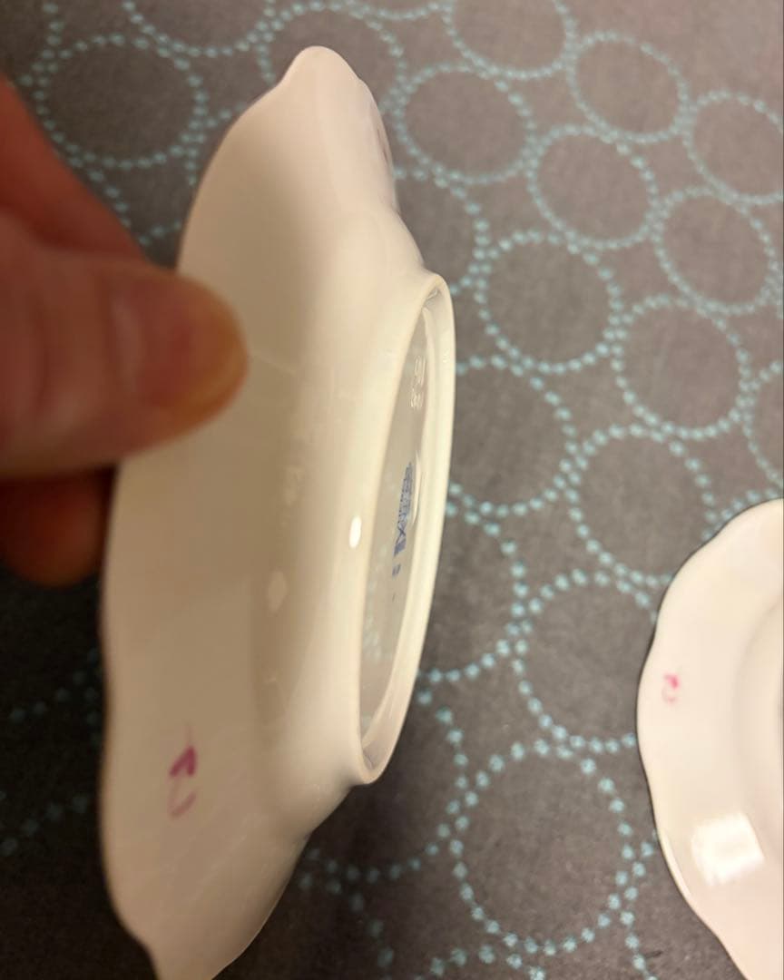 HEREND ヘレンド　アポニーピンク④プレート皿　16cm２枚