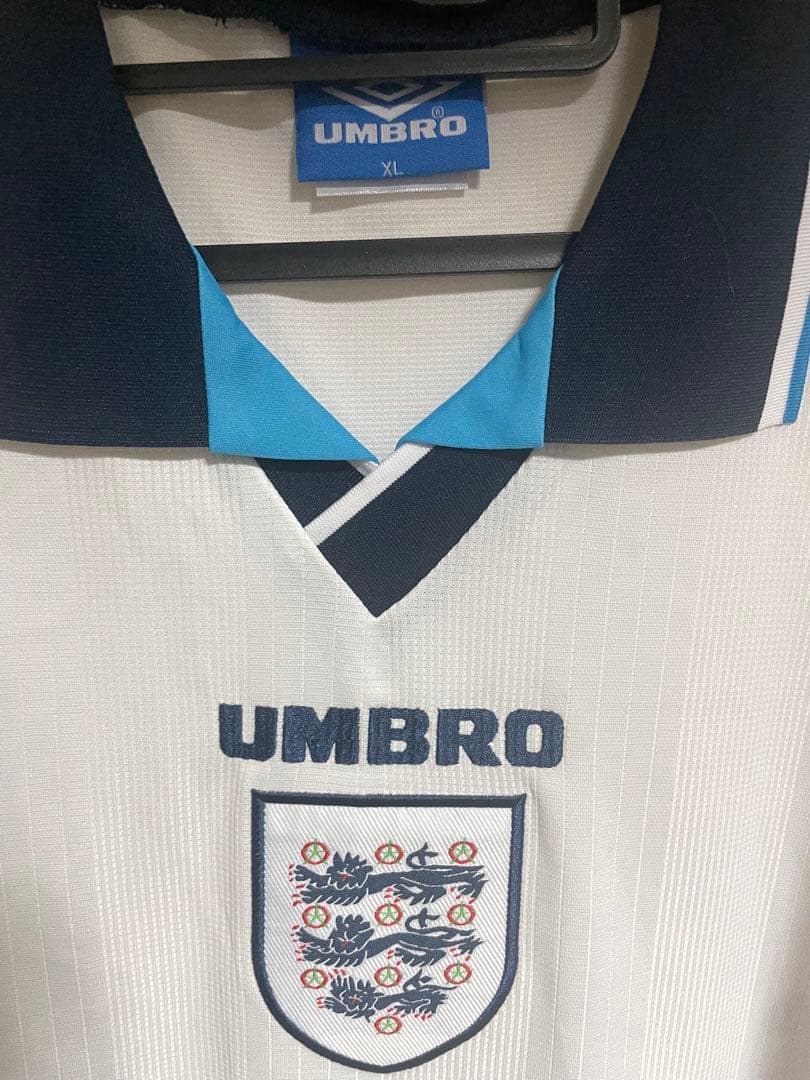 UMBRO アンブロ イングランド代表 サッカーシャツ 長袖ポロシャツ 古着