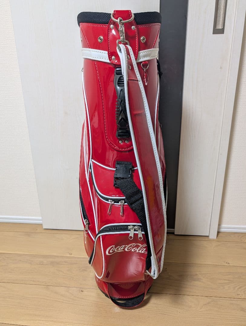 コカコーラ　キャディバッグ　ゴルフバッグ　ヘッドカバー付き