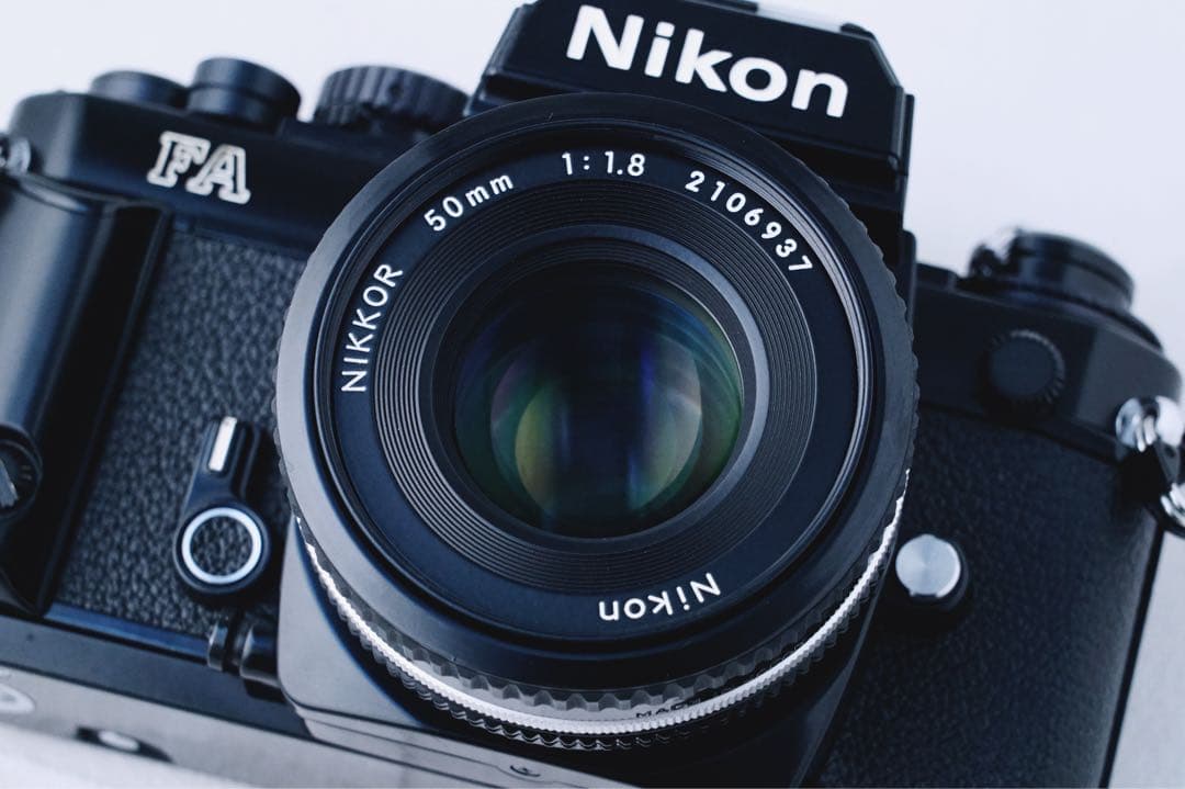 完動品 ◉ Nikon FA 単焦点レンズ付き フィルムカメラ