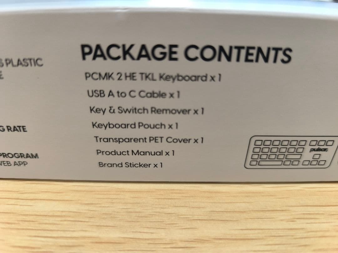 キーボード pulsar PCMK 2 HE TKL