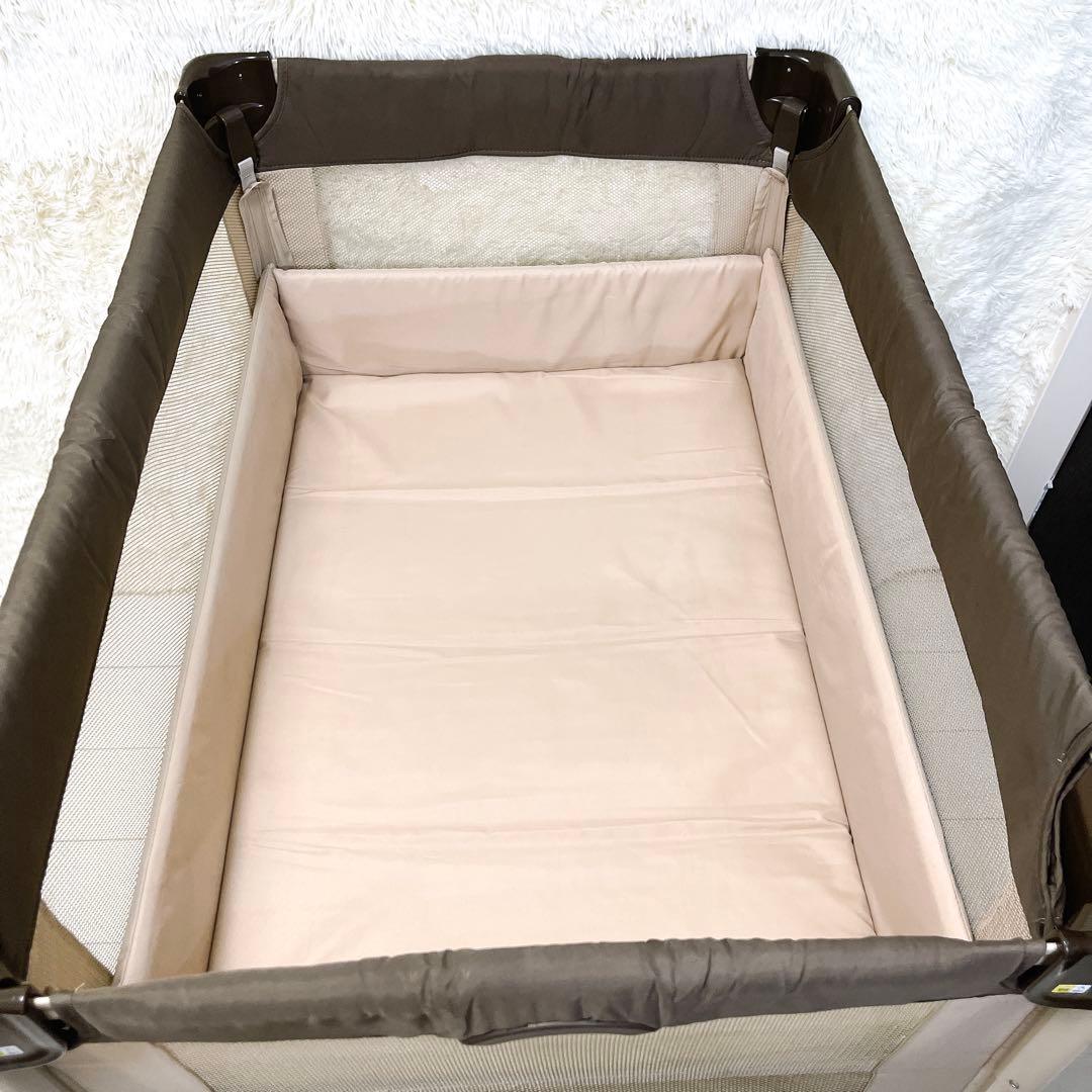 Aprica アップリカ ベビーベッド ココネル ココア 綺麗 美品 元箱付き