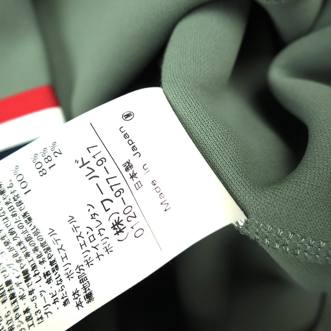 adabat 日本製 せとはるコラボ ハーフジッププルオーバー カーキ S