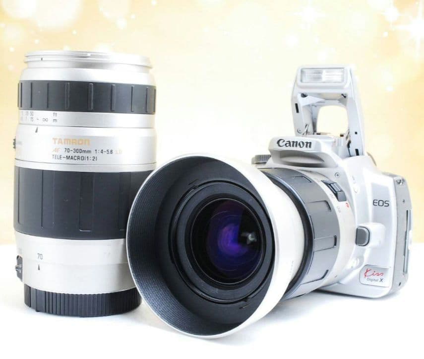伊右衛門様Canon EOS Kiss X　ダブルレンズ⚡️キャノン⚡️超望遠