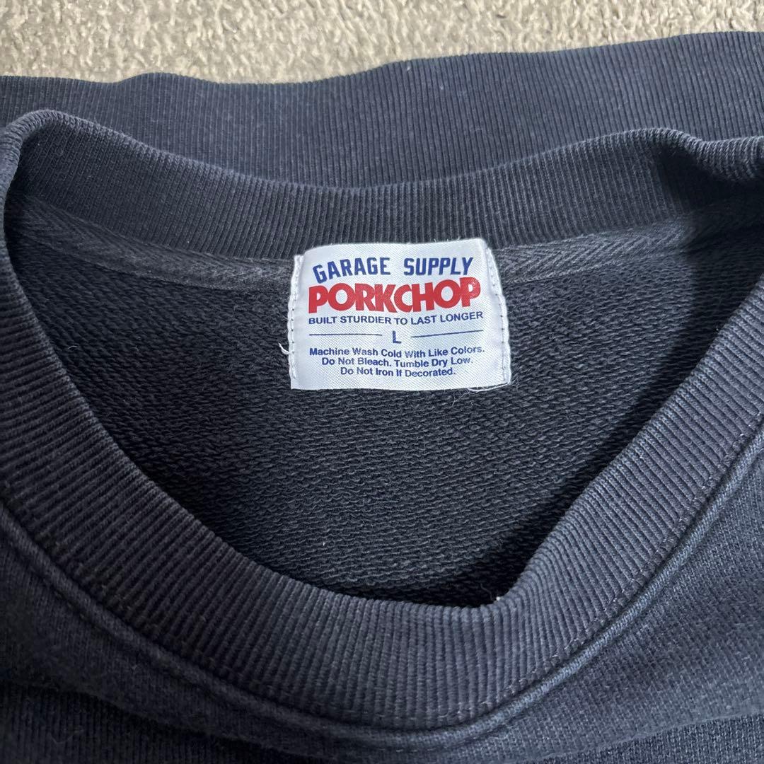 PORK CHOP ポークチョップ　ガレージサプライ　ロゴ　スウェット