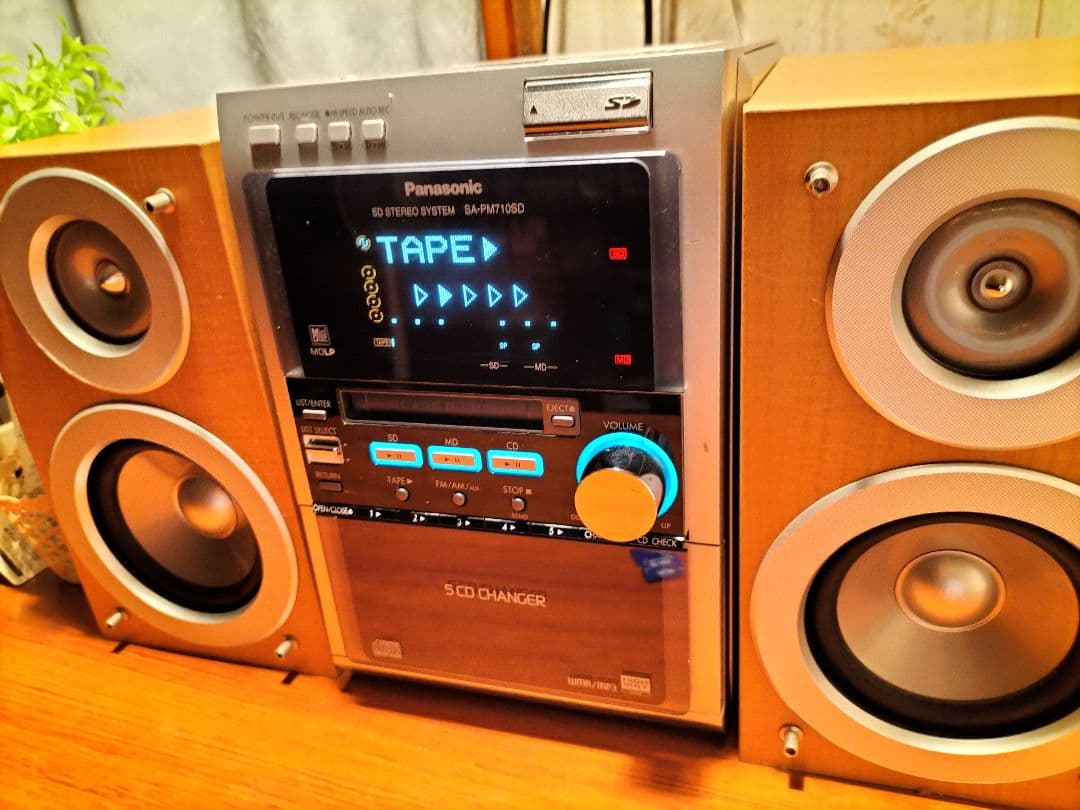 panasonicミニコンポSA-PM710SD　リモコン取扱い説明書付き