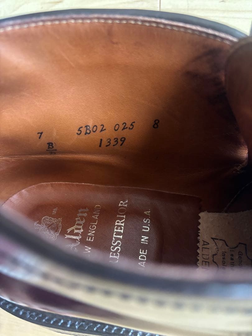 チャーリー@値引き交渉応じます alden オールデン　チャッカブーツ