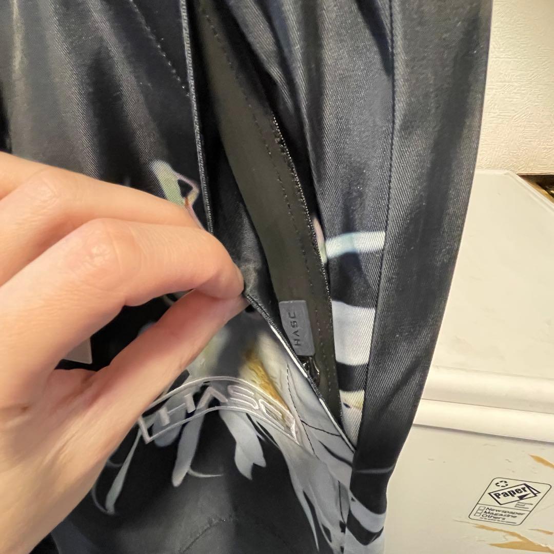 新品印花スキーパンツ S 男女兼用 花柄