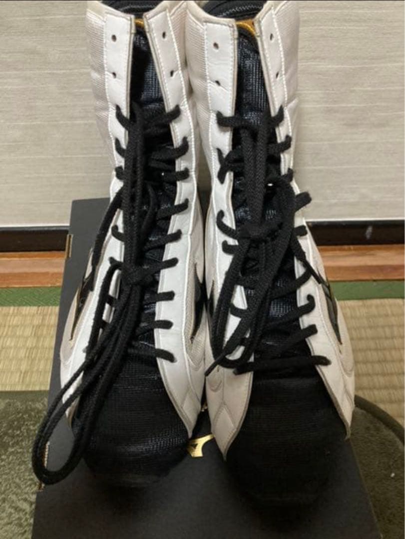 Mizuno ボクシングシューズ ホワイト/ブラック