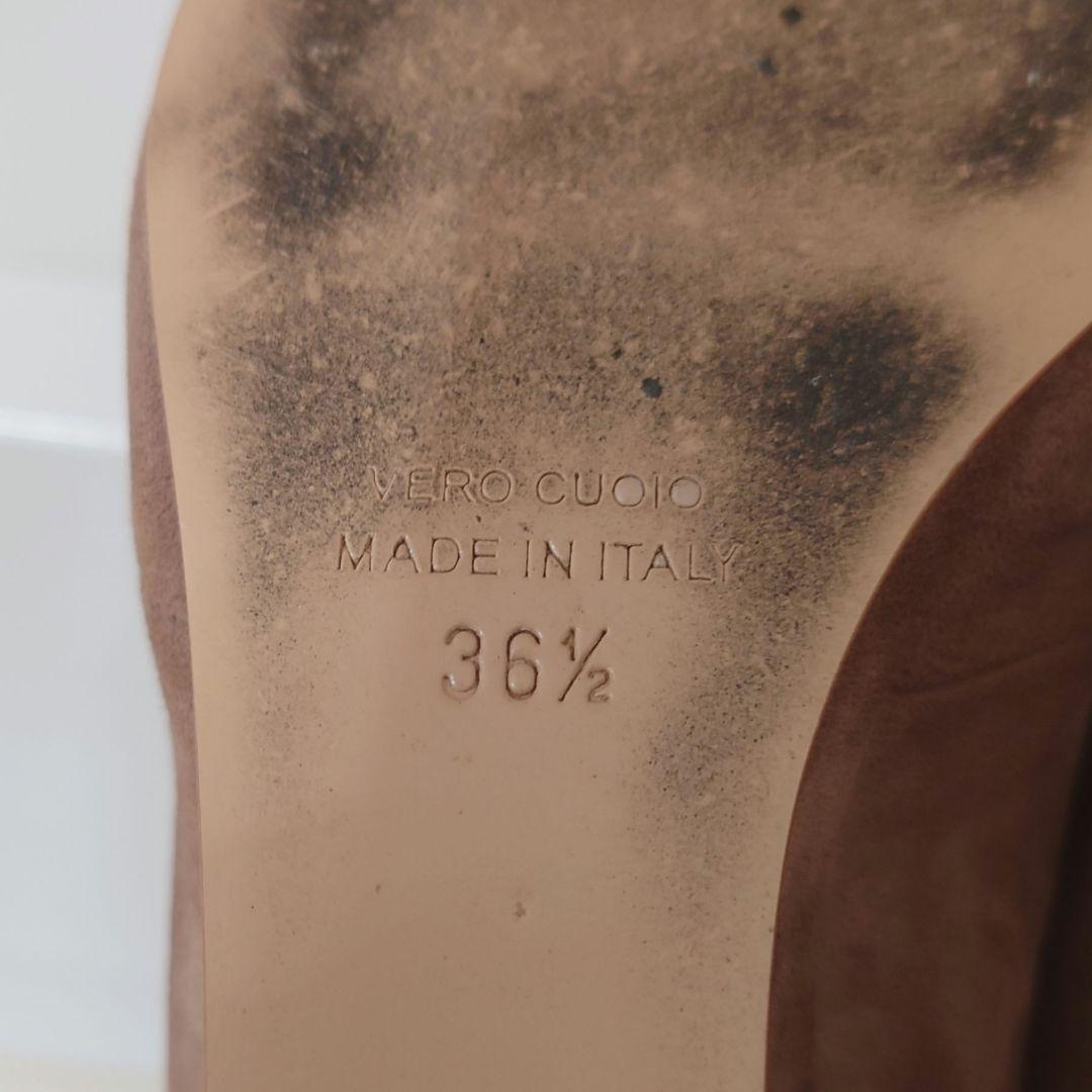 【美品】NEBULONI E.　ネブローニ　ロングブーツ　ベージュ　スエード