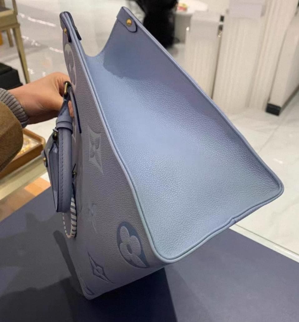 ライトブルー トートバッグ Onthego 35*14*27