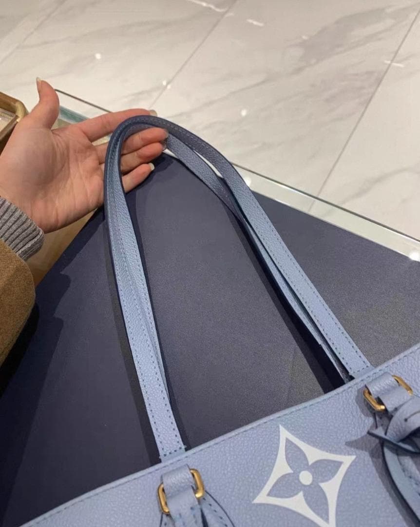 ライトブルー トートバッグ Onthego 35*14*27