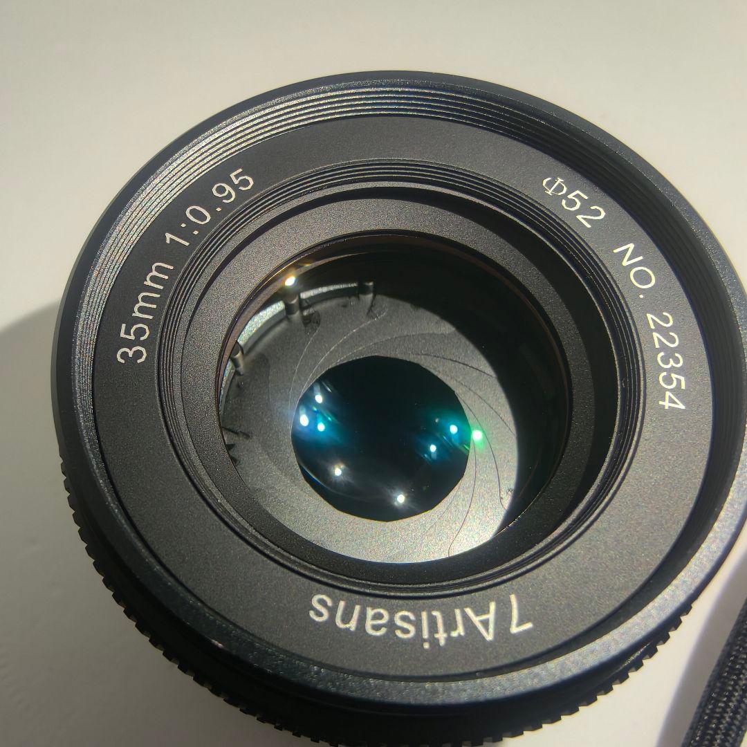 7artisan 35mm f0.95 xマウント 魅力的なボケ