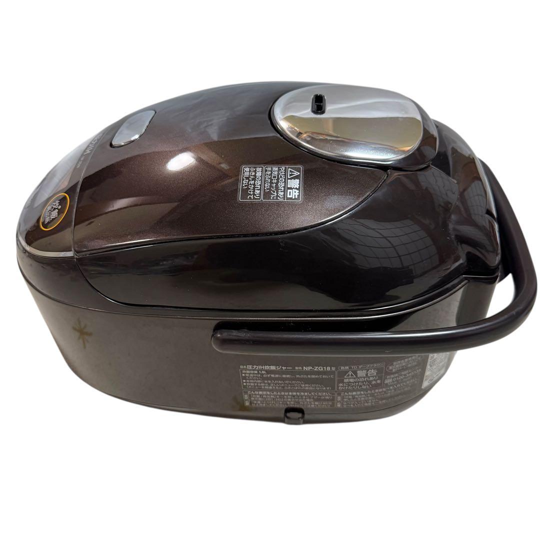 【良品】象印 圧力 IH 炊飯器 NP-ZG18 10合炊き ZOJIRUSHI