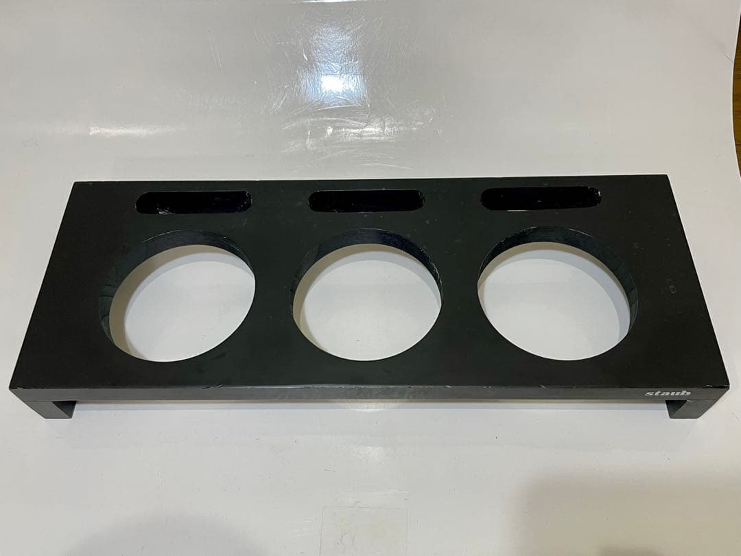 STAUB ミニココット　3個＋スタンドセット