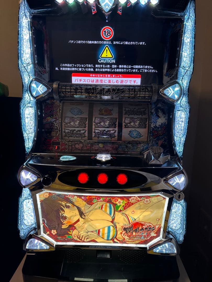 【送料込】パチスロ　閃乱カグラ　BURST UP 不要機　家庭用電源対応