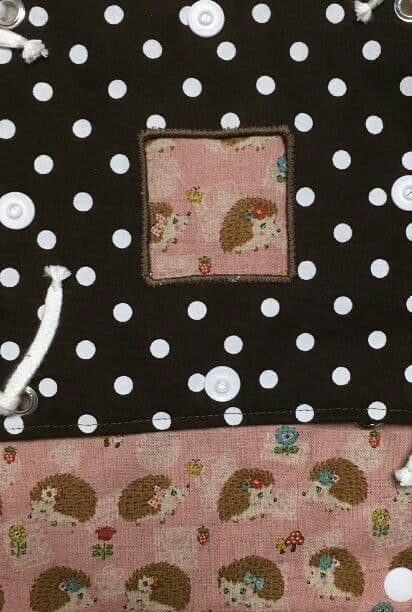 モモンガハウス(おすまし針ネズミ・ピンク)茶ドット 春(夏)秋仕様  1900