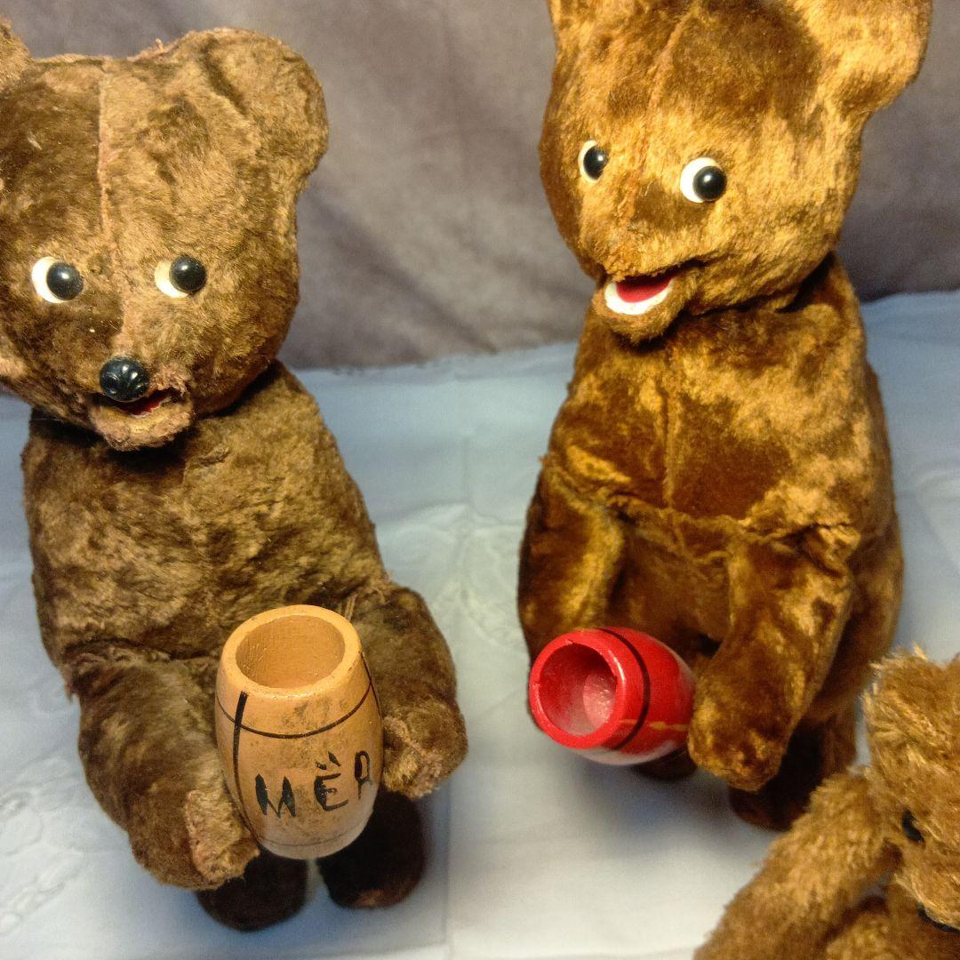 夏Sale♥ドイツからやって来たオートマタテディベア2体set+でんぐり返しベア