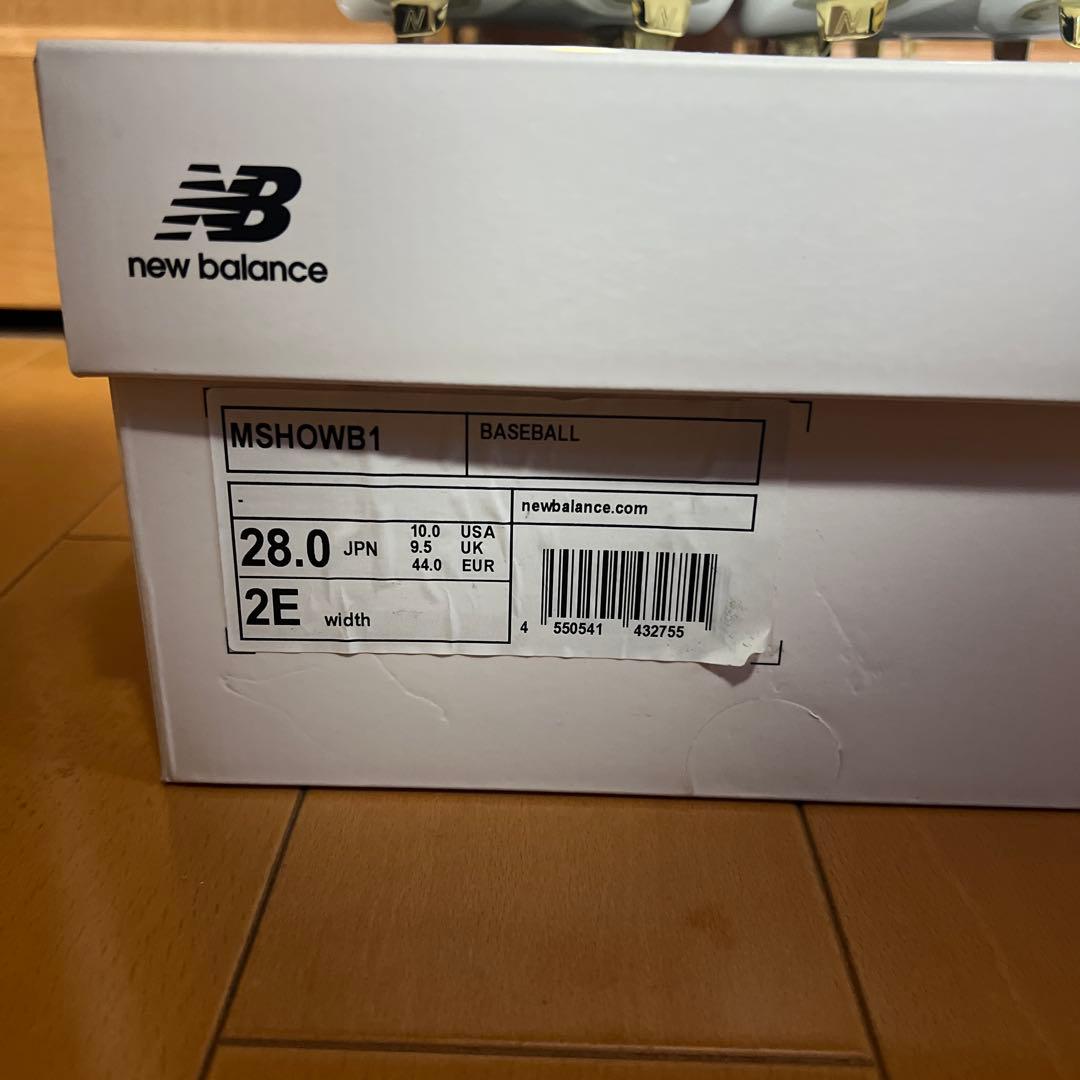 大谷翔平 new balance S01 スパイク