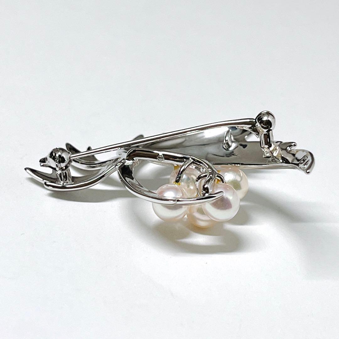 極美品✨MIKIMOTO ミキモト パール　ブローチ　コサージュ　 花