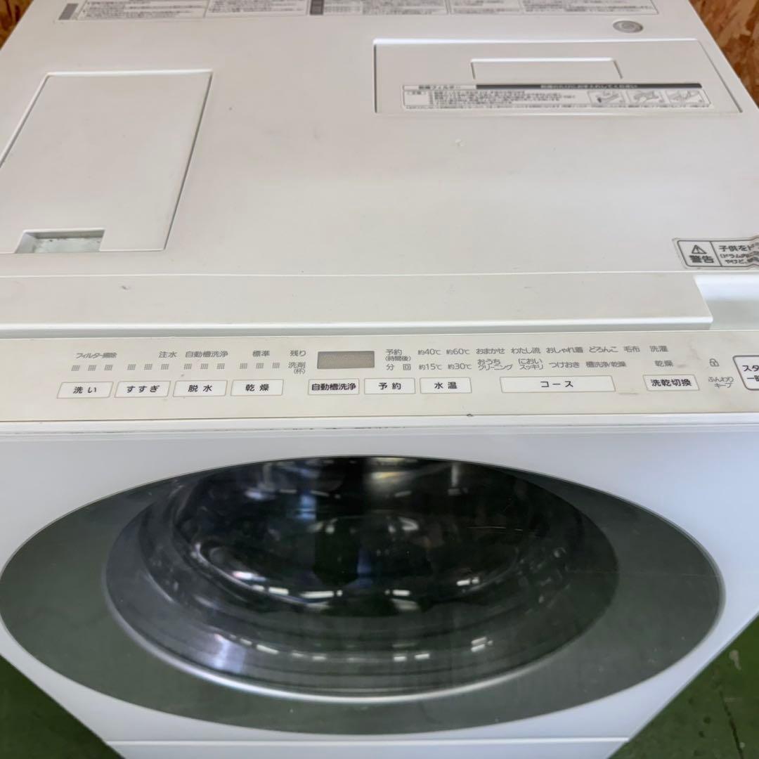 287★2017年製★パナソニック　ドラム式洗濯機　7KG 熱乾燥　キューブル