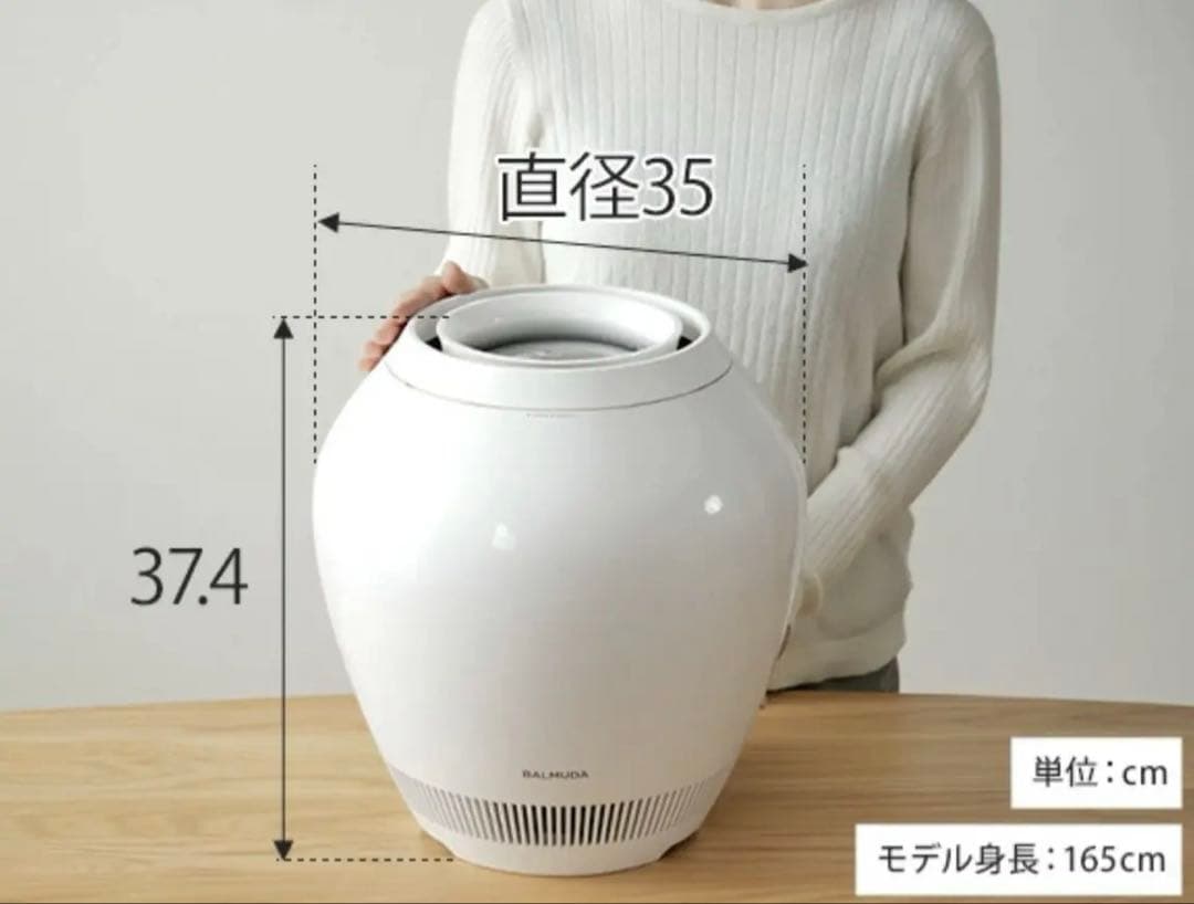 ほぼ美品BALMUDA Rain Wi-Fiモデル 加湿器ERN-1100UA