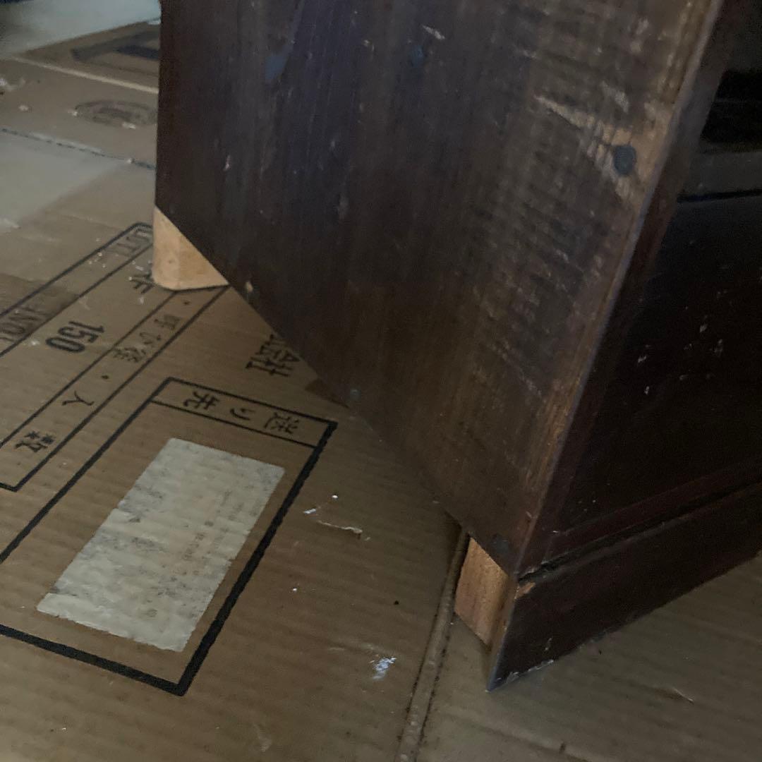 茶箪笥(違い棚付)　昭和初期アンティーク、ビンテージ