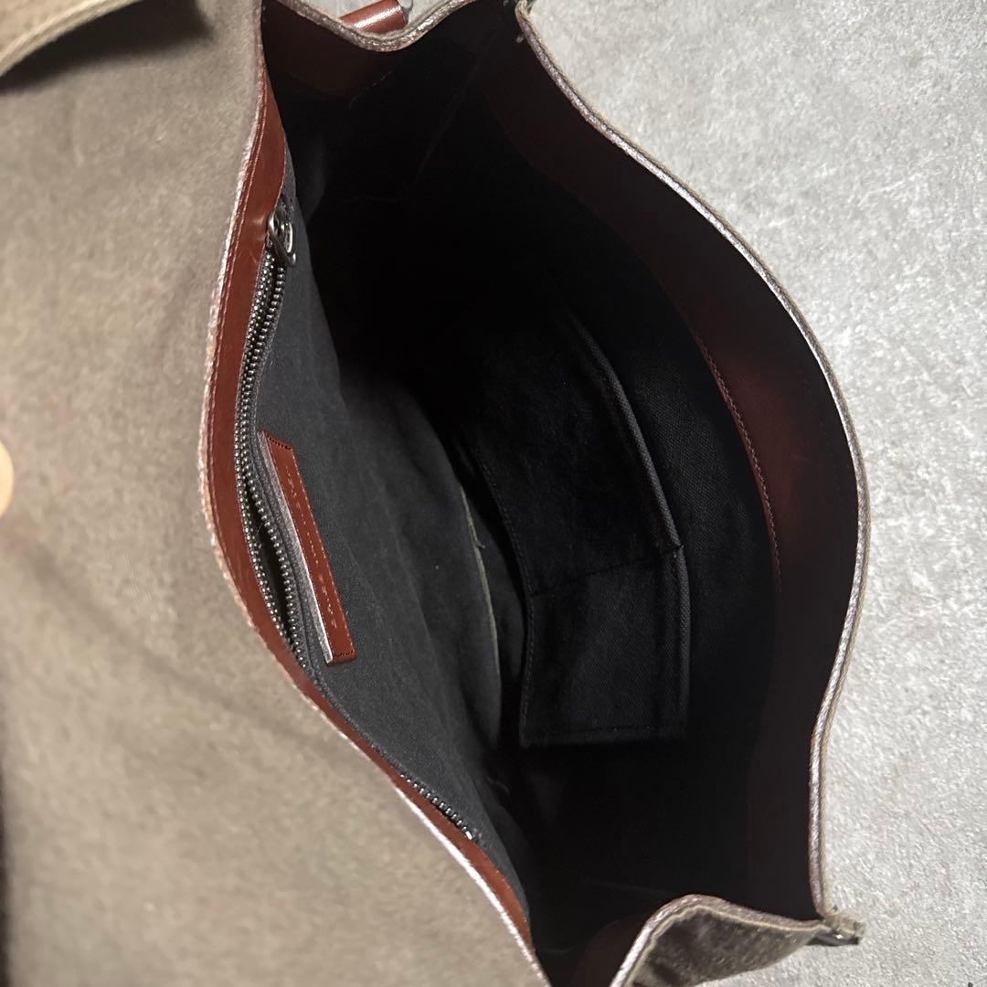 DRIES VAN NOTEN ショルダーバッグ カーキ ブラウン