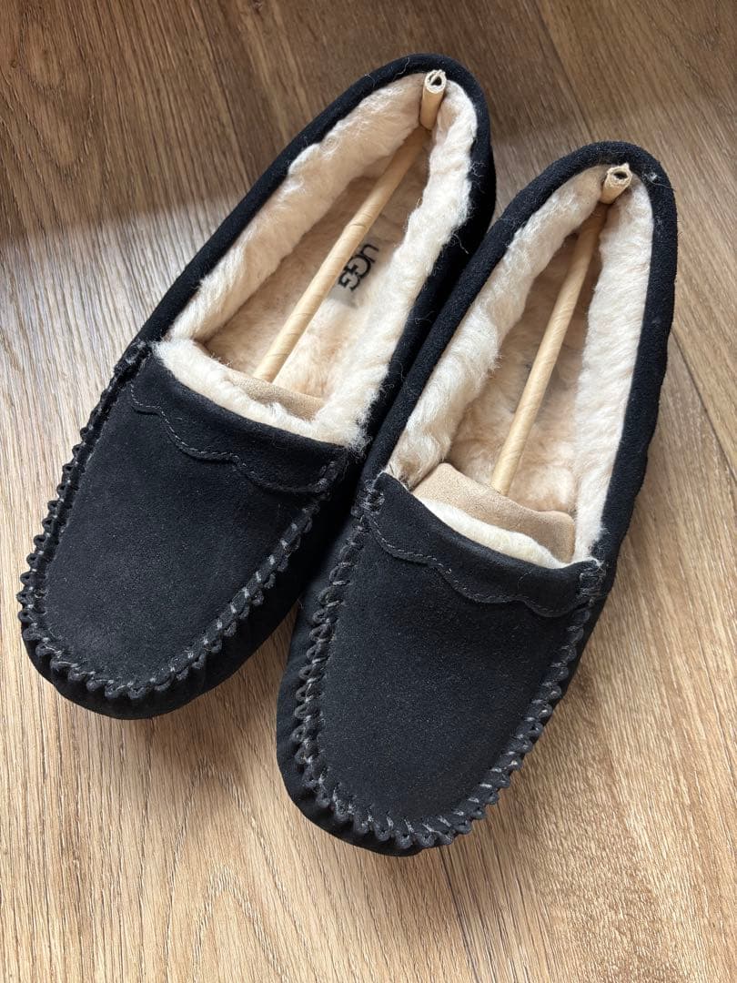 即日発送♡UGG モカシン　スカラップ　アンスレー　黒