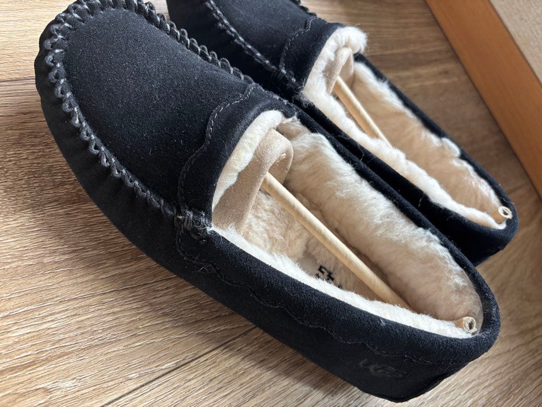 即日発送♡UGG モカシン　スカラップ　アンスレー　黒