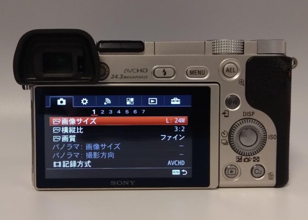 良品 SONY α6000 ボディ 元箱付き ショット数29700回
