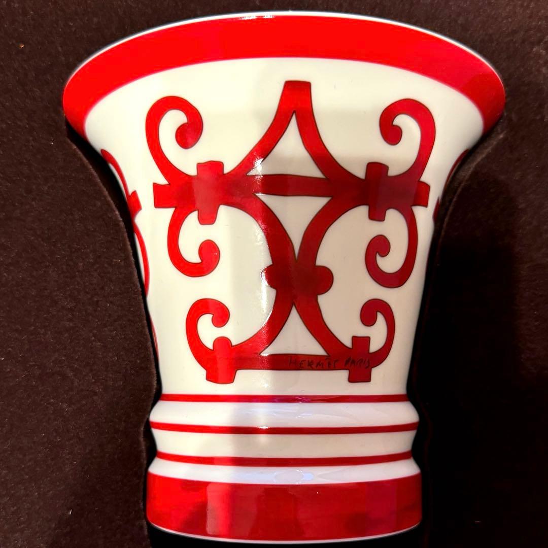 【最終値下！】エルメス　花瓶　Hermes ガダルキヴィール 　フラワーベース