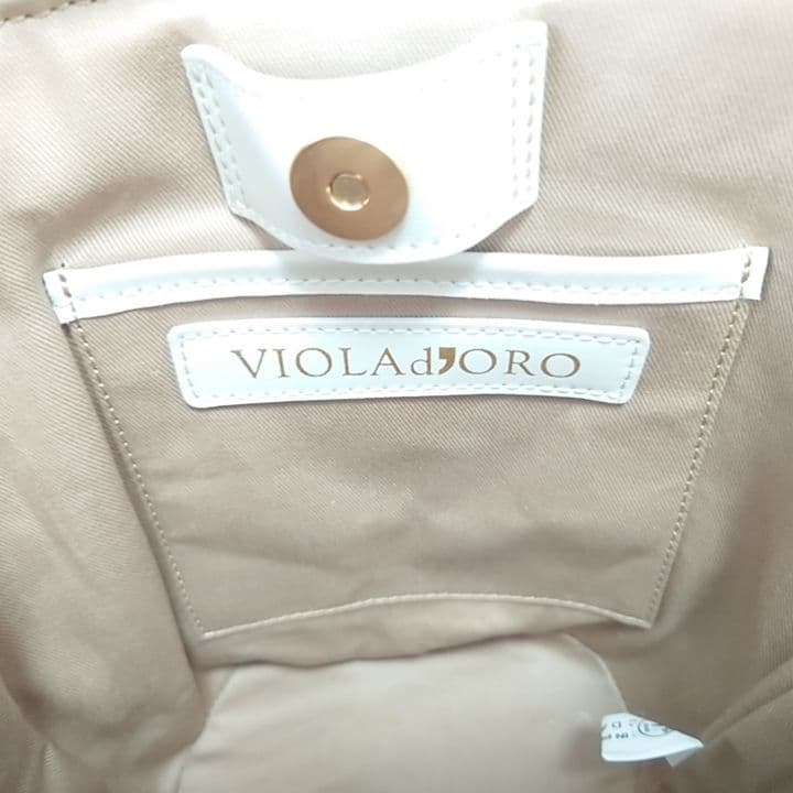 VIOLAd'ORO かごバッグ ホワイト 未使用