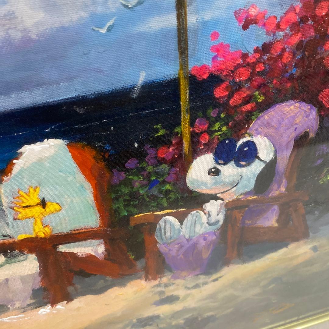 絵画　スヌーピー