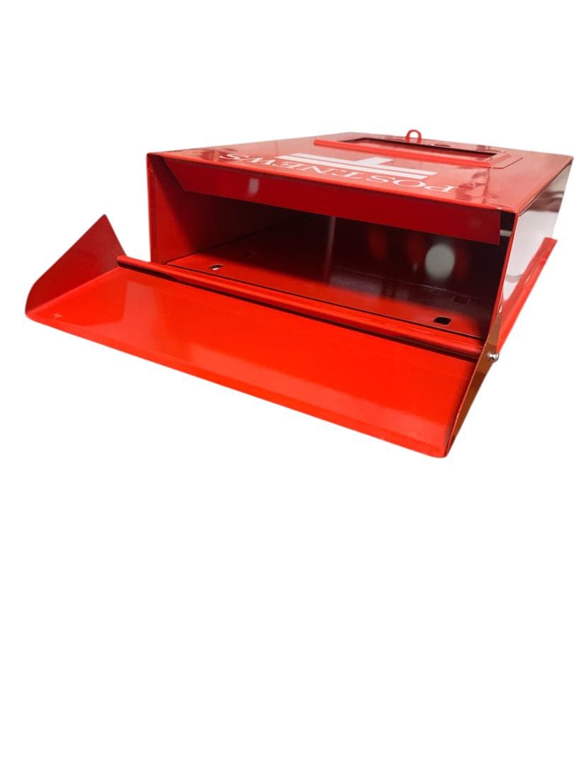 【未使用品】郵便ポスト 昭レトロ 赤 郵便受けインテリア 雑貨