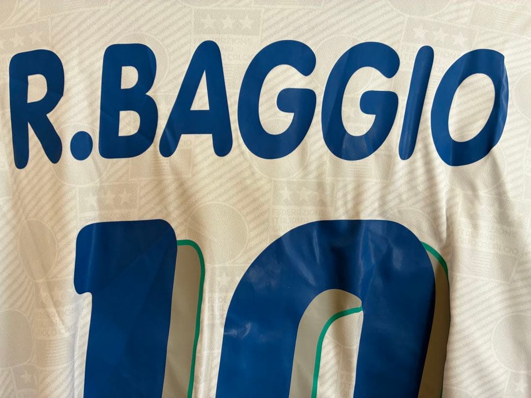 【新品タグ付】 1994 イタリア アウェイ 10: BAGGIO 2XL