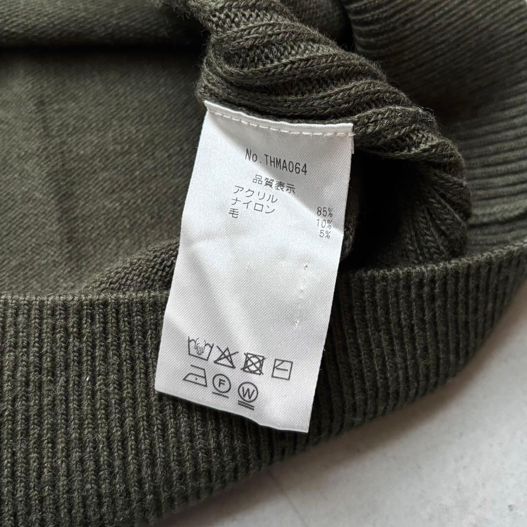 【美品】  GOLF Ｖネックニットセーター ワッペン