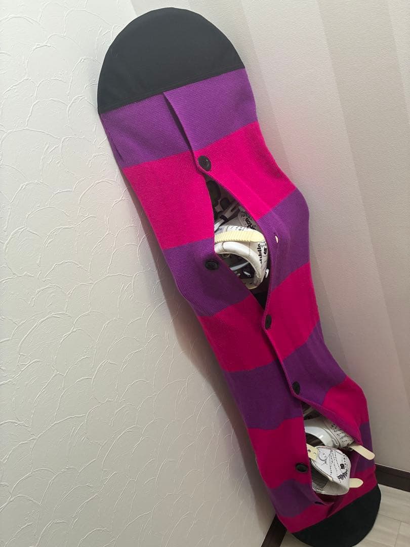 女性用スノーボードウェアとDeath Labelボード　セット
