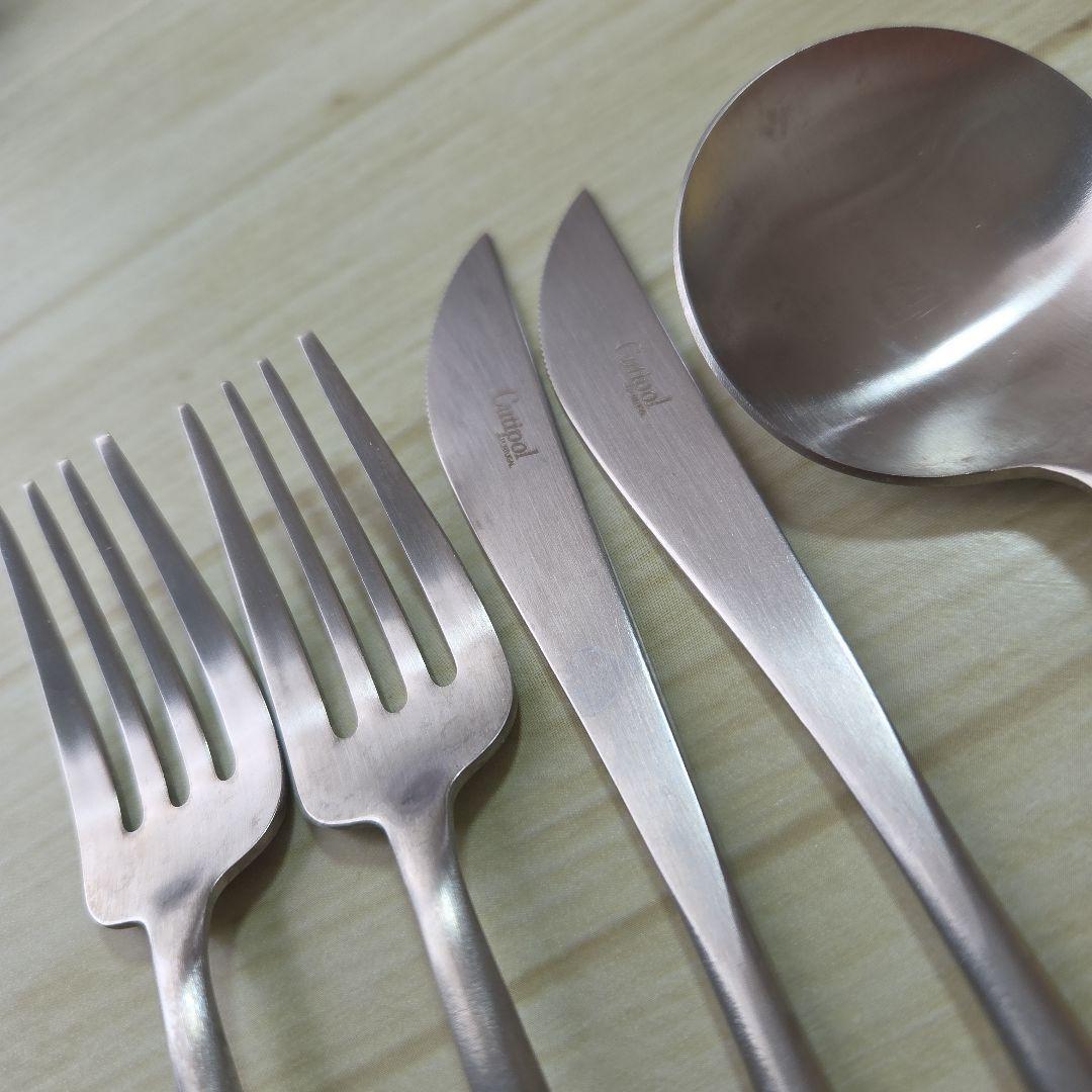 クチポール カトラリーセット 6点　ベージュ