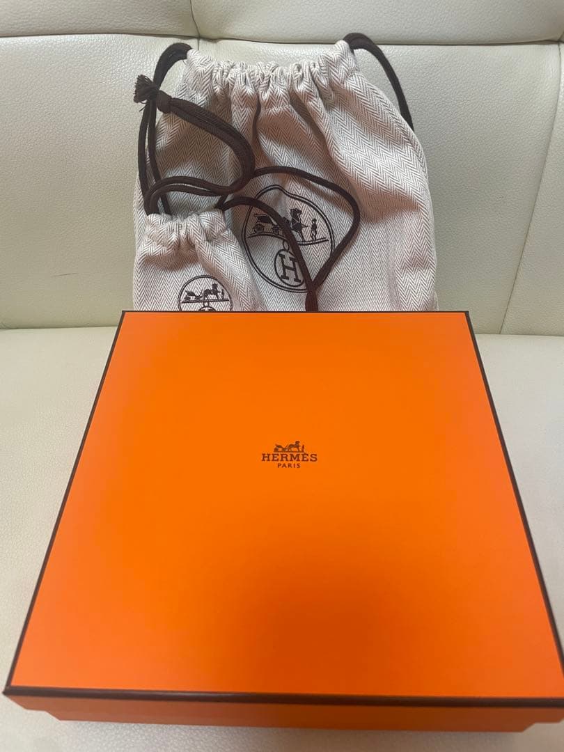 HERMES エルメス H型ゴールド　バックル リバーシブル　ベルト　85