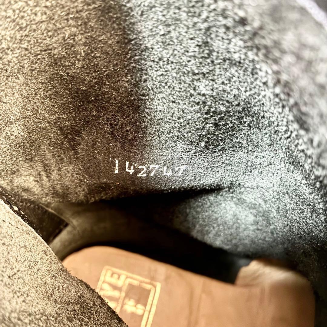 FRYEエンジニアブーツ バックル ブラック ベルト ギミック レザー 25㎝